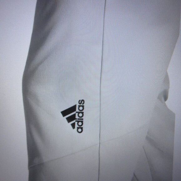 ADIDAS Silver Grey Woven Pants Mens Sz M Gray Training Athletic Workout Gym NWT - Picture 5 of 12